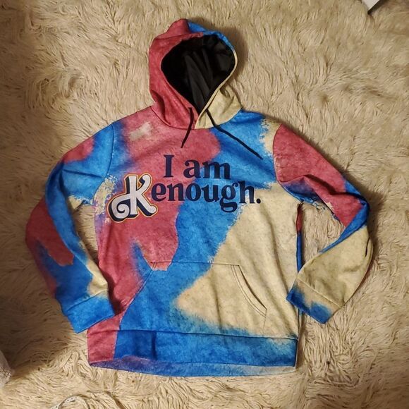 I am Kenough Hoodie Sweatshirt BARBIE movie Hoodies Sweatshirt Unisex size L - Picture 1 of 7